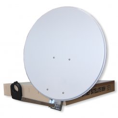 Satspiegel Gibertini 65 cm lichtgrau 3er PACK 