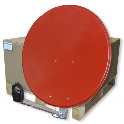 Satspiegel Gibertini 85 cm ziegelrot 10er PACK 