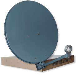 Spiegel Gibertini XP 75 cm anthrazit 3er PACK 