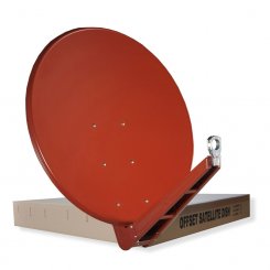 Spiegel Gibertini SE 75 cm ziegelrot 3er PACK 