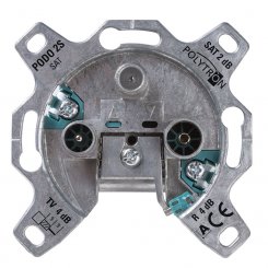 Polytron Einzeldose 3-loch SAT/TV/RADIO PODO 2S 