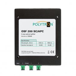 OSF 200 Optischer 2-fach Verteiler SC/APC 