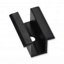 Universal Mittelklemme ALU - schwarz eloxiert 