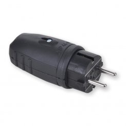 Schutzkontaktstecker Gummi 
