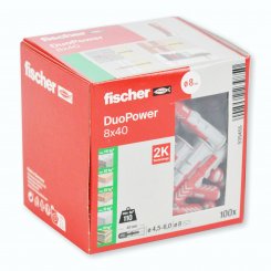 Fischer Dübel DuoPower 8x40mm - 100 Stück 