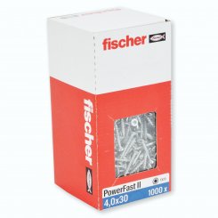 Fischer Schrauben Power-Fast II 4,0x30mm - 1.000 Stück 