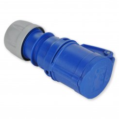 CEE-Kupplung, 3-polig, 230V, 16A, blau 