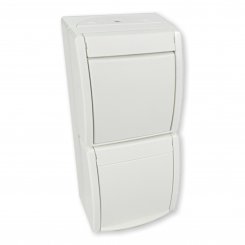 Busch-Jaeger 2601/6/20 EW-54 Steckdose/Schalter, alpinweiß 