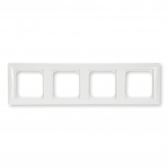 Busch-Jaeger Abdeckrahmen 4-fach, alpinweiss, 1724-914, Balance SI 