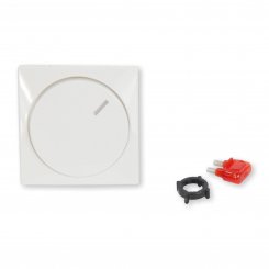 Busch-Jaeger Zentralscheibe für Drehdimmer, alpinweiss, 2115-914, Balance SI 