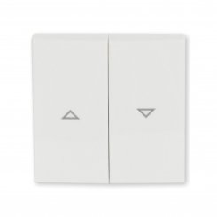 Busch-Jaeger Wippe für Jalousieschalter & -taster, alpinweiss, 2504-914, Balance SI 