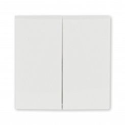 Busch-Jaeger Doppelwippe für Schalter / Taster, alpinweiss, 2505-914, Balance SI 