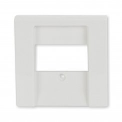 Busch-Jaeger Zentralscheibe für Telefon/USB/Netzwerk/Lautsprecher, alpinweiss, 2539-914, Balance SI 