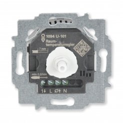 Busch-Jaeger Raumtemperaturregler-Einsatz mit Nachtabsenkung & Schließerkontakt, 1094U-101 