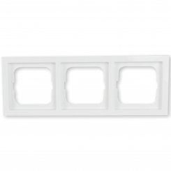 Busch-Jaeger Abdeckrahmen 3-fach, studioweiss, 1723-184K, future® linear 