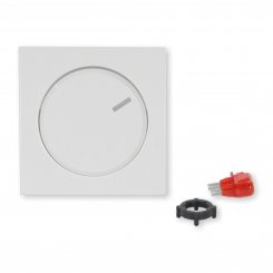 Busch-Jaeger Zentralscheibe für Drehdimmer, studioweiss, 6540-84-102, future® linear 