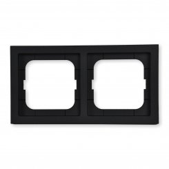Busch-Jaeger Abdeckrahmen 2-fach, schwarz matt, 1722-885K, future® linear 