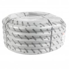 Kunststoff Wellrohr mittel grau 50mm, Länge 25m 