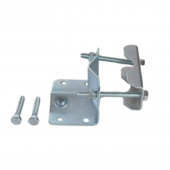 Mastfuß für Rohre bis 60 mm Durchmesser, verdrehsicher, inkl. 2 Montageschrauben 