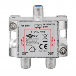 SAT-Verteiler 2-fach 