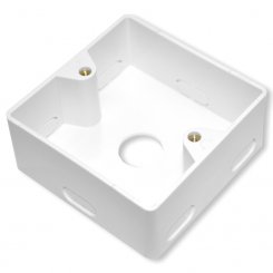 Aufputzrahmen 80x80mm -reinweiss- 