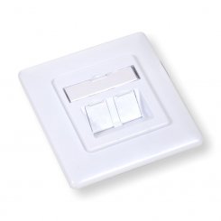 Keystone Leerdose für 2 Module UP -reinweiss- 