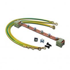 Potentialausgleichschiene für Netzwerkschränke 220 mm 
