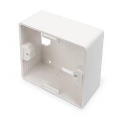 Aufputzrahmen 80x80mm -reinweiss- 