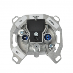 JULTEC Durchgangsdose 14dB 3-loch programmierbar 