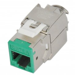 Koscom Keystone Modul CAT 6A - dunkelgrün - RJ45 Buchse, VE/1 Stck 