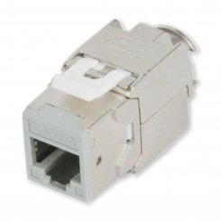 Koscom Keystone Modul CAT 6A - grau - RJ45 Buchse, VE/1 Stck 