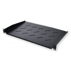 Fachboden für Netzwerkschrank 300mm Tief schwarz - 19" (483mm) 