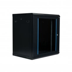 Koscom Wandschrank 12HE Wandmontage 600x450x636 (BxTxH) - 19" - montiert - schwarz 