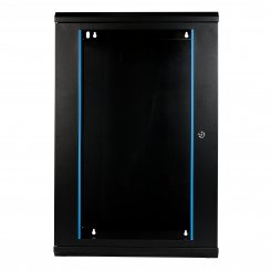 B-WARE Koscom Wandschrank 18HE Wandmontage 600x450x903 (BxTxH) - 19" - montiert - schwarz 