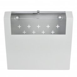 Koscom Slimbox Wandgehäuse 5HE (3HE+2HE) Wandmontage 500x475x155 (BxTxH) - 19" - montiert - grau 