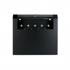 Koscom Slimbox Wandgehäuse 5HE (3HE+2HE) Wandmontage 500x475x155 (BxTxH) - 19" - montiert - schwarz 