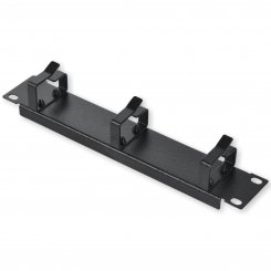 Kabelrangierpanel für Netzwerkschrank - 10" (254mm) schwarz 