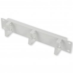 Kabelrangierpanel für Netzwerkschrank - 10" (254mm) grau 