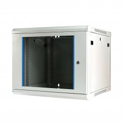 Koscom Wandschrank 9HE Wandmontage 600x600x503 (BxTxH) - 19" - montiert - grau 