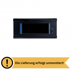 Koscom Wandschrank 4HE Wandmontage 600x600x280 (BxTxH) - 19" - unmontiert - schwarz 