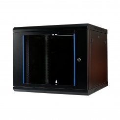 Koscom Wandschrank 9HE Wandmontage 600x600x503 (BxTxH) - 19" - montiert - schwarz 