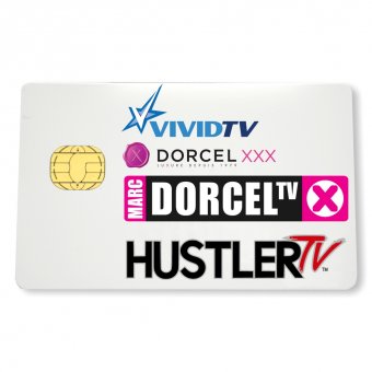 Chipcard Hustler TV/ Dorcel TV/ Dorcel XXX/ VIVID TV 