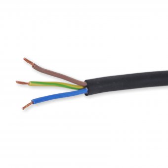 Gummischlauchleitung H07RN-F 3x1,5 mm² 1m / METERWARE 