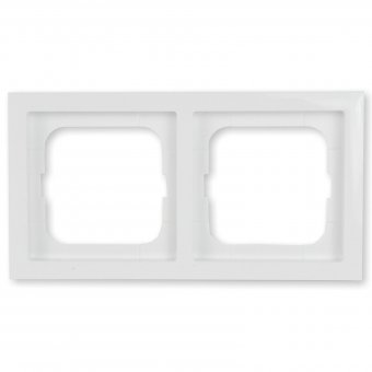 Busch-Jaeger Abdeckrahmen 2-fach, studioweiss, 1722-184K, future® linear 
