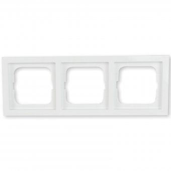 Busch-Jaeger Abdeckrahmen 3-fach, studioweiss, 1723-184K, future® linear 