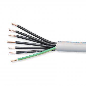 Mantelleitung Eca NYM-J 7 x 1,5 mm² grau RG100m 