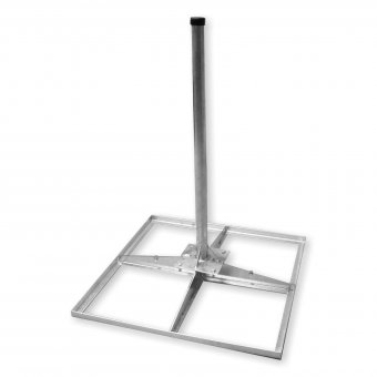 Flachdachständer für 40cm Platten - 2-teilig 