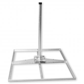 Flachdachständer für 50cm Platten - 2-teilig 