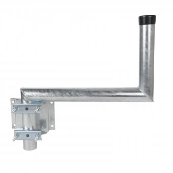 Wandhalter Stahl Variabel S-Form 450 mm 