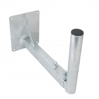 Wandhalter Stahl ausziehbar 500-750 mm mit 1 Strebe 